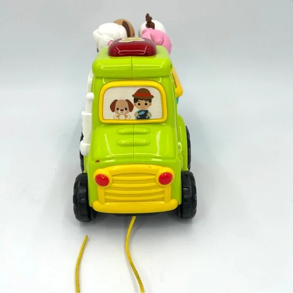 VTech Sort & Wiggle Tractor Interactive Toy - Picture 3 of 13